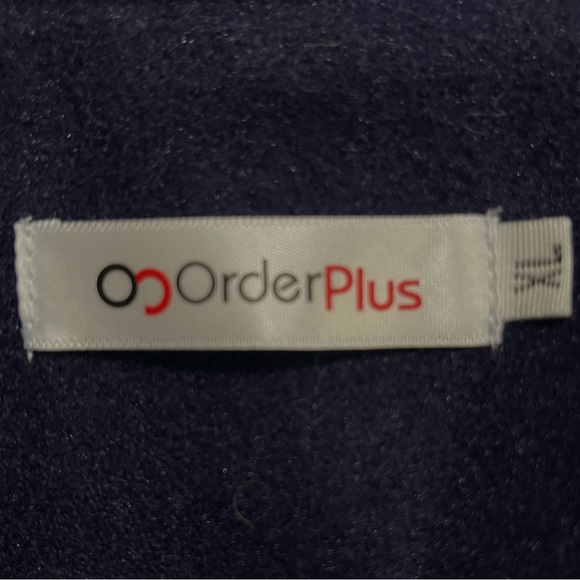 Women’s navy polyester pea coat by OC Order Plus - Picture 9 of 9